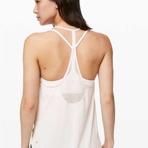 *Flawed Lululemon Women’s Racer Back Tank Dusty Pink Color Size 6